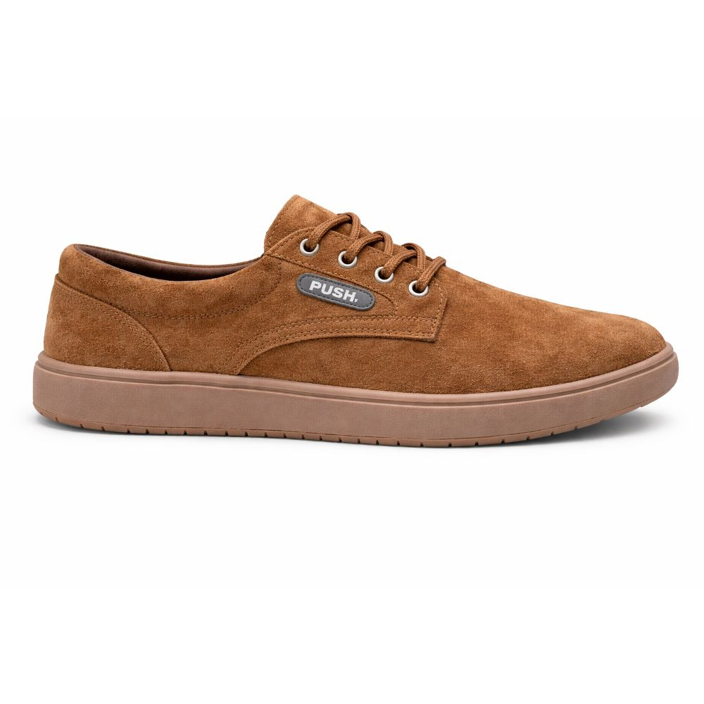 Mens Brown Suede Casual Shoes